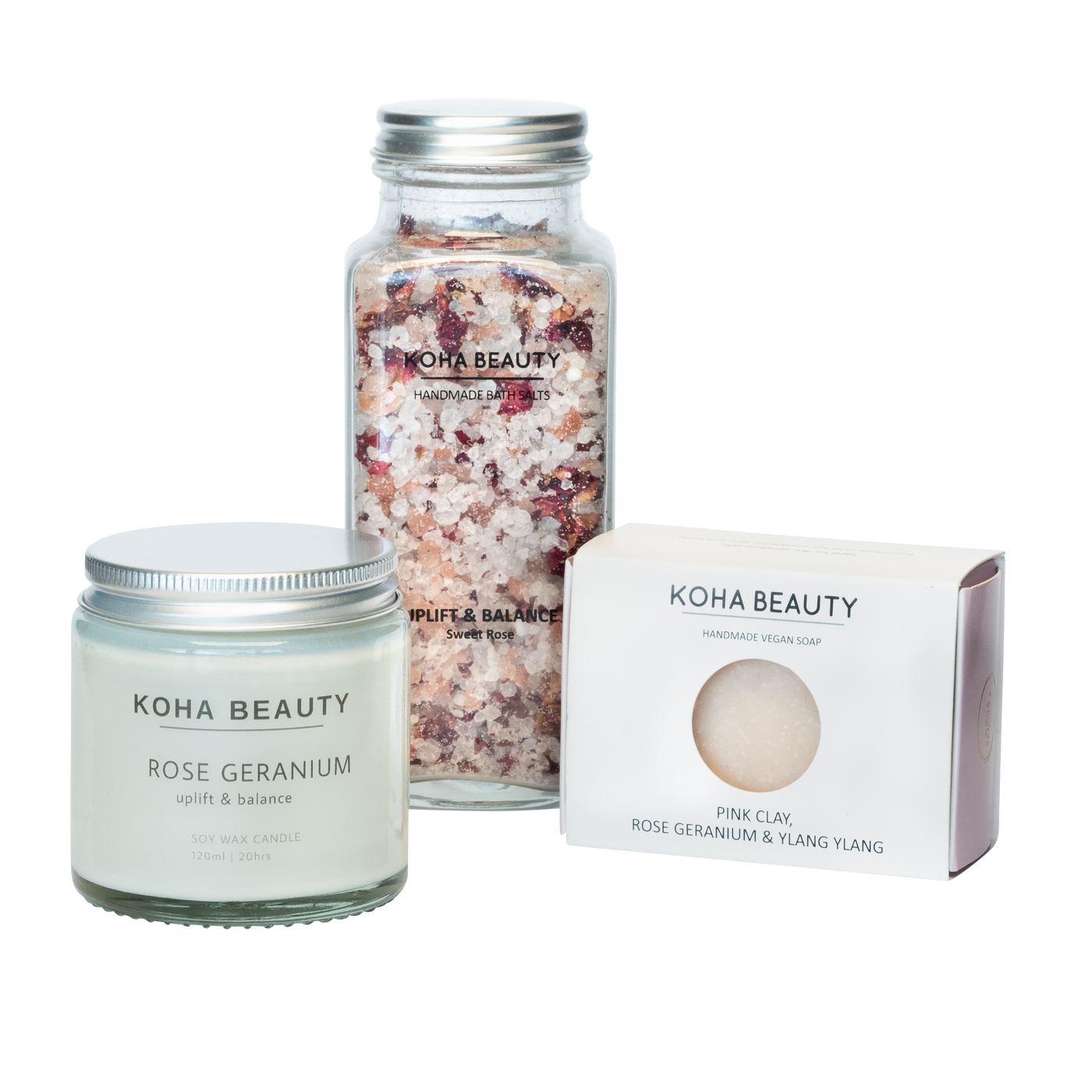 Buy Online Premium Quality Natural and Organic Rose Soak Pamper Package | Buy Cruelty Free Cosmetics & Vegan Beauty Products Online - KOHA Beauty