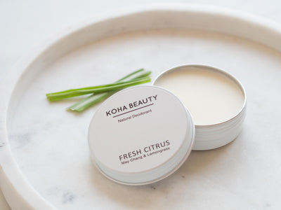 Buy Online Premium Quality Pure Organic Chemicals Free Fresh Citrus Natural Deodorant Cream | Buy Cruelty Free Cosmetics & Vegan Beauty Products Online - KOHA Beauty