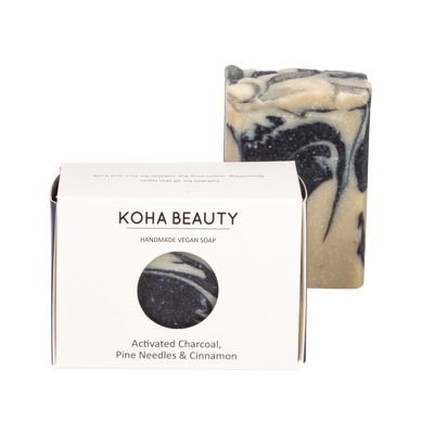 Buy Online Premium Quality Natural and Organic Deep Forest - Activated Charcoal, Pine Needle & Cinnamon | Buy Cruelty Free Cosmetics & Vegan Beauty Products Online - KOHA Beauty