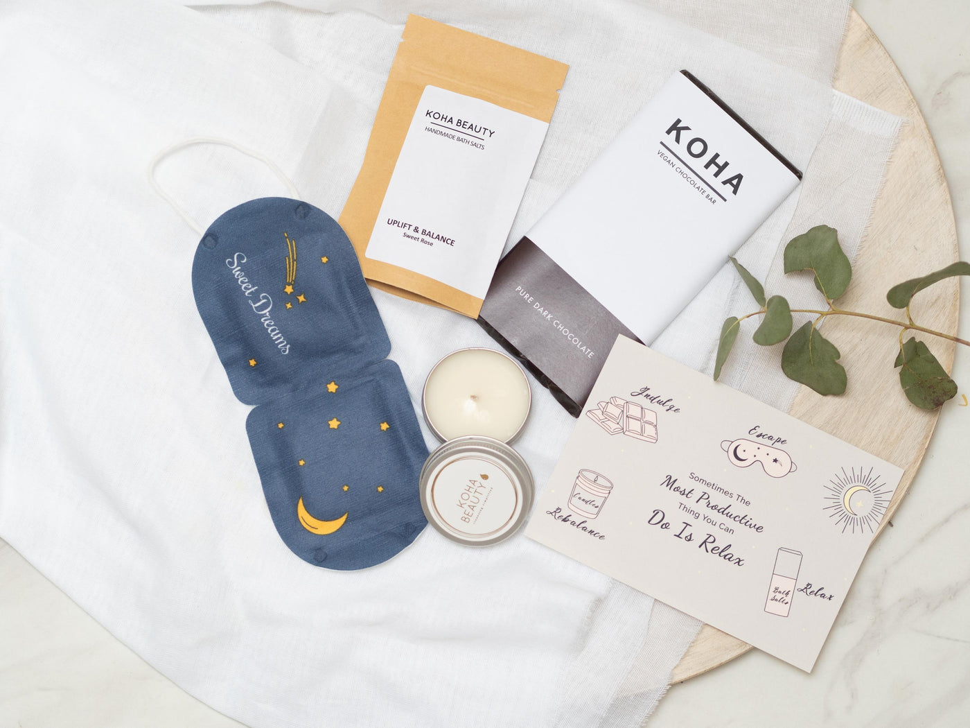 Buy Online Premium Quality Natural and Organic Sensory Letterbox Gift Set | Buy Cruelty Free Cosmetics & Vegan Beauty Products Online - KOHA Beauty
